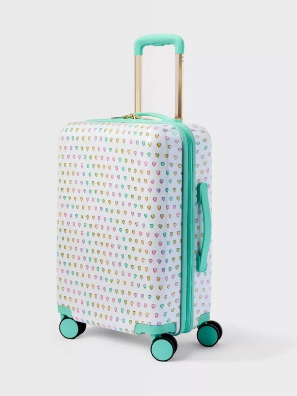 Roller Rabbit x Target Limited Edition Disco Hearts Carry On Spinner Suitcase